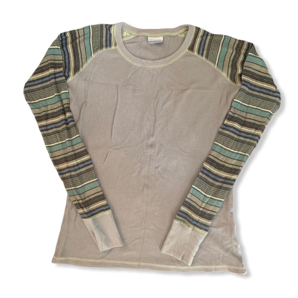 Columbia Womens Thermal Henley Shirt Large
